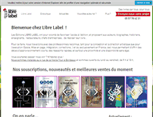 Tablet Screenshot of librelabel.fr